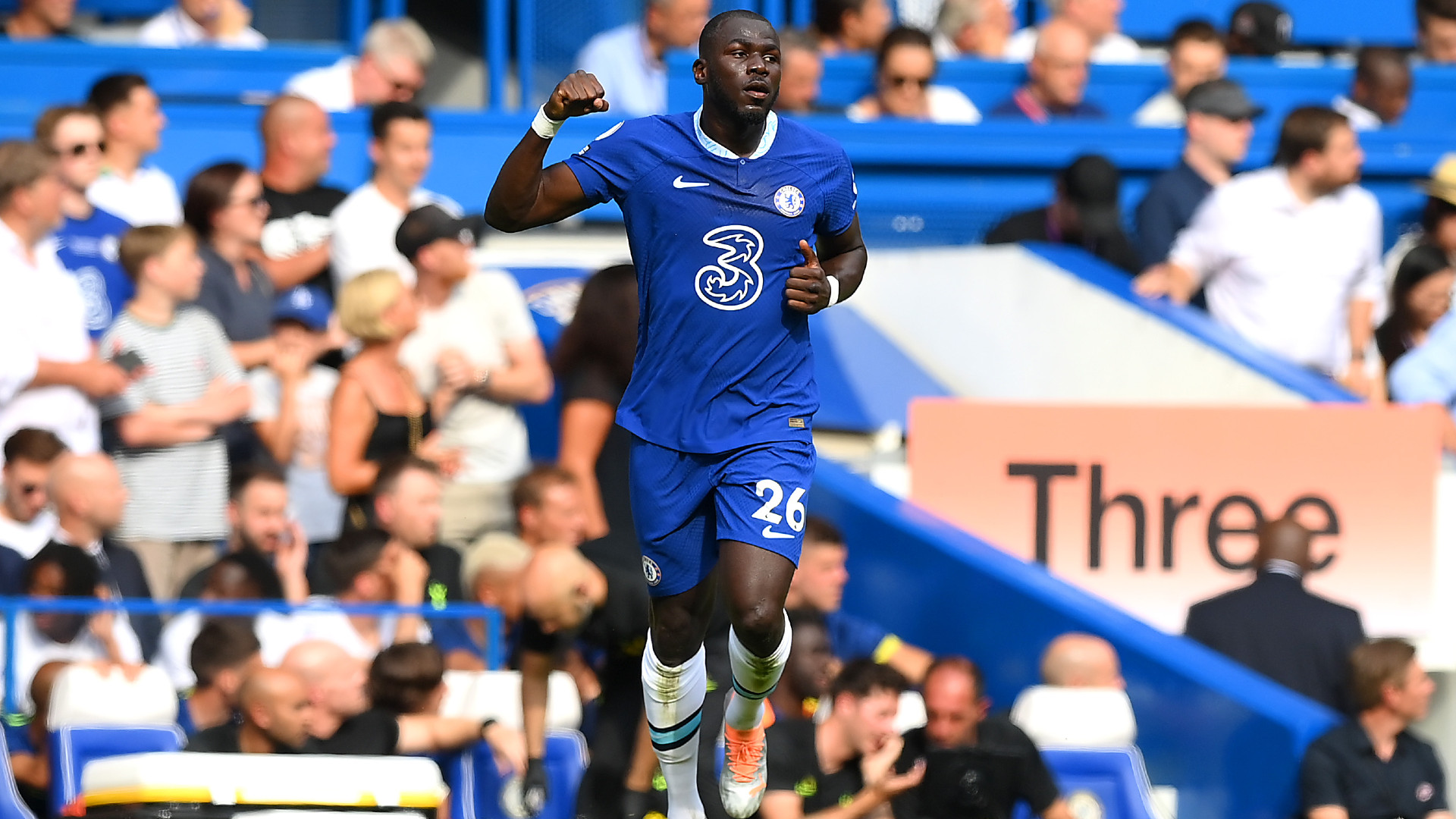 Koulibaly con la maglia del Chelsea