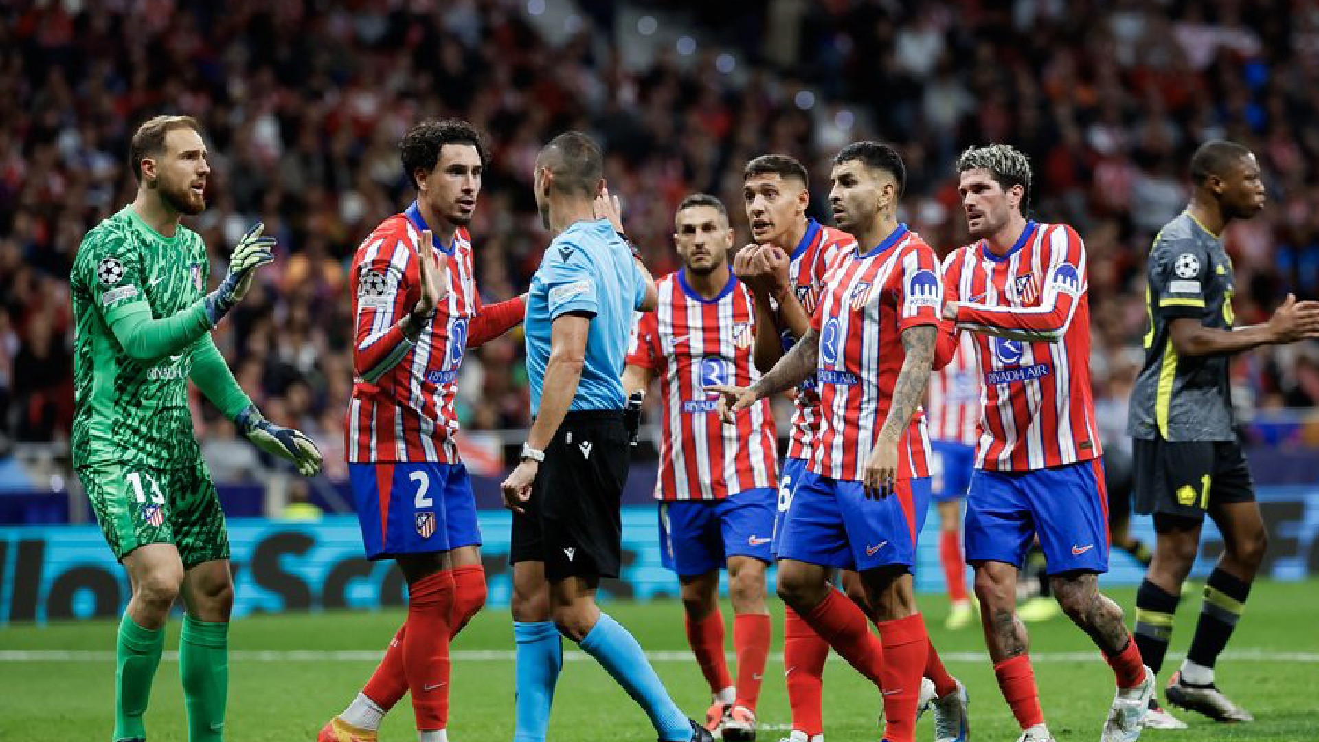 L'Atletico furioso con arbitro e Var italiani: reclamo alla Uefa per l'assurdo rigore dato al Lille