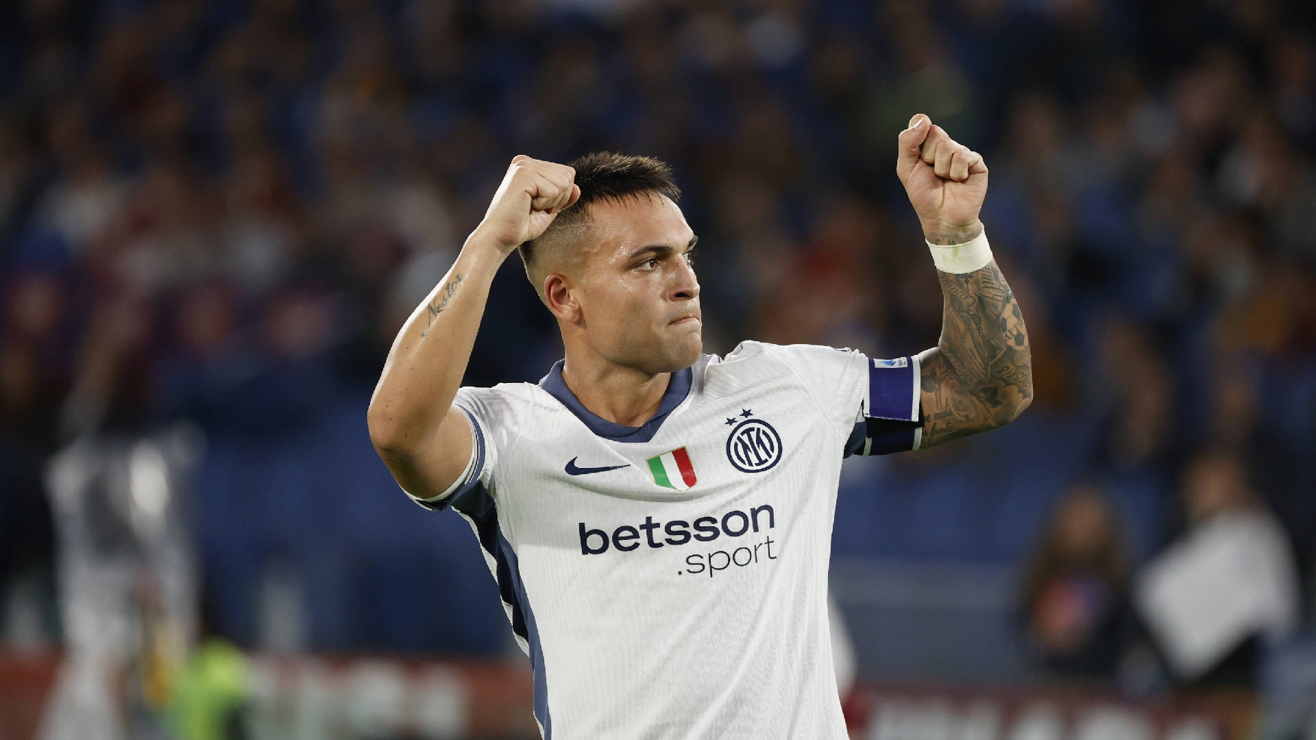 Roma-Inter, Lautaro: "Siamo un grande gruppo. Una cena ai compagni? Sono 3 anni che offro..."